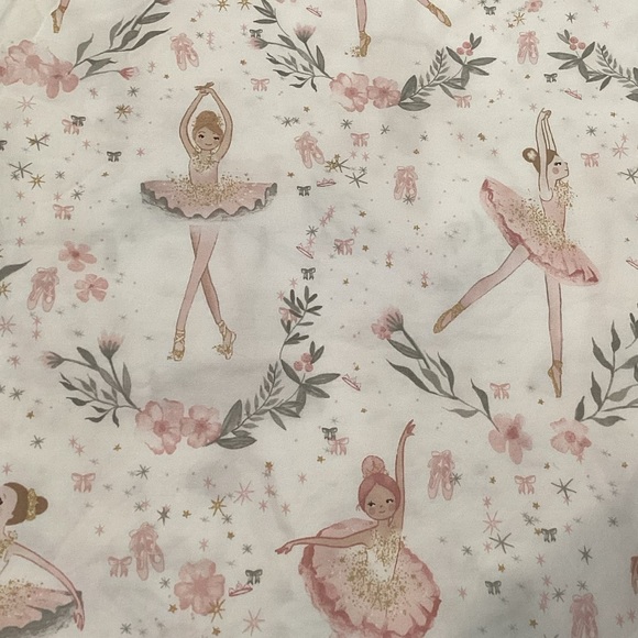 Pottery Barn Bedding Pottery Barn Ballerina All Colton Flat Sheet